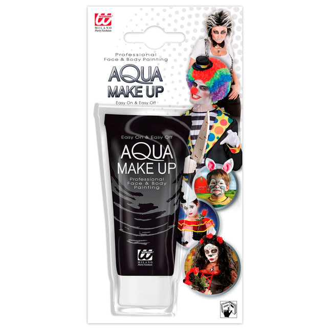 Schwarze Schmink-Tube 30ml