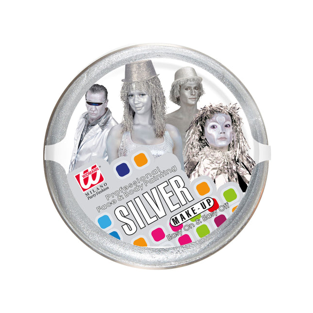 Halloween Schmink Silber 25gr