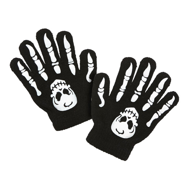 Halloween Handschuhe Kinderknochen