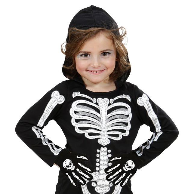 Halloween Handschuhe Kinderknochen