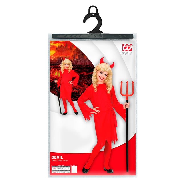 Halloween Kostüm Devil Girl 53cm