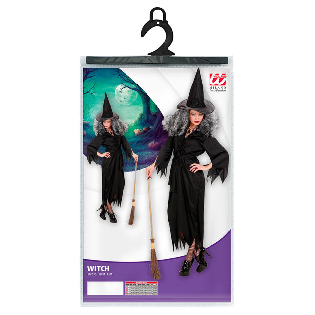 Hexe Kostüm Damen 3 Stück