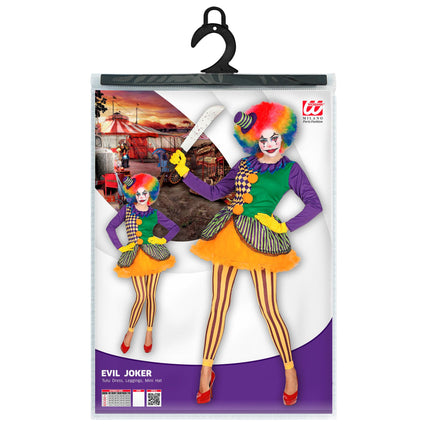 Joker Kostüm Damen 3 Stück