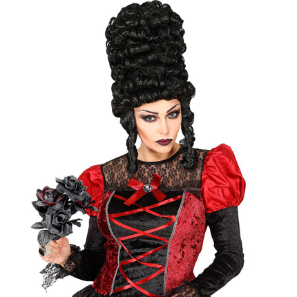 Halloween Fake Braut Bouquet Schwarz