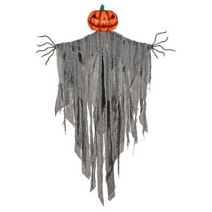 Halloween Puppe Vogelscheuche mit blinkenden Augen 1,52m