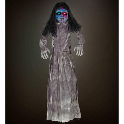 Halloween Puppe mit Licht und Sound 1,22m