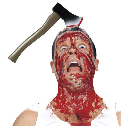 Halloween Haarband Axt mit Blut