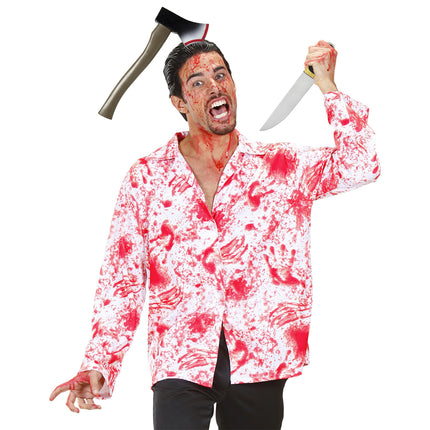 Halloween Haarband Axt mit Blut