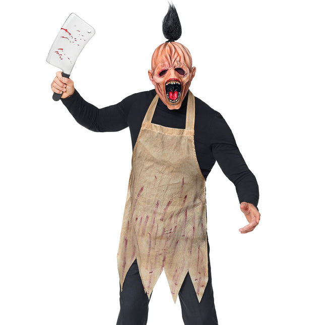Halloween Zubehör Set Metzger 2 Stück