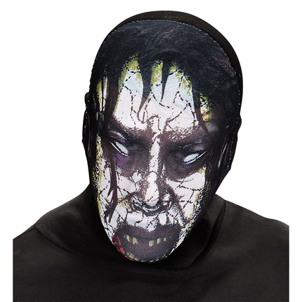 Halloween Maske Grau Zombie Dust