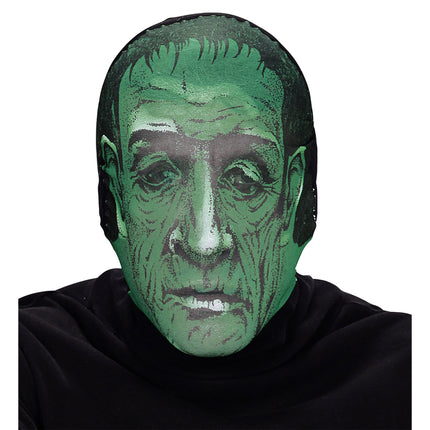 Halloween Maske Dunkelgrün Zombie