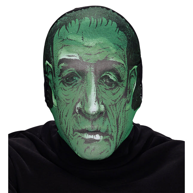Halloween Maske Dunkelgrün Zombie