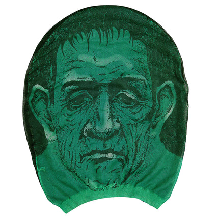 Halloween Maske Dunkelgrün Zombie