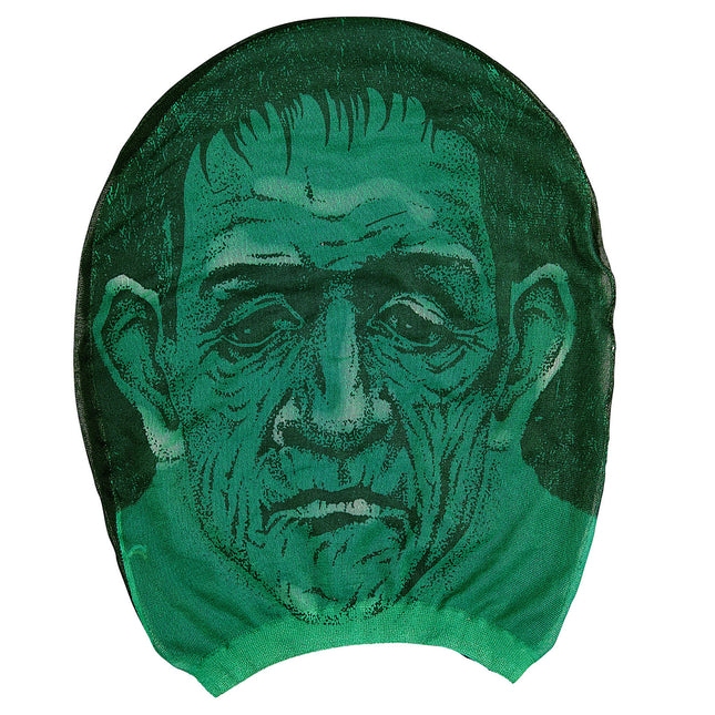 Halloween Maske Dunkelgrün Zombie