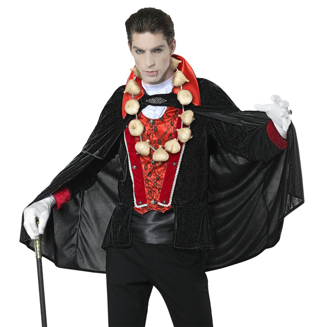 Halloween Halskette Knoblauch 48cm