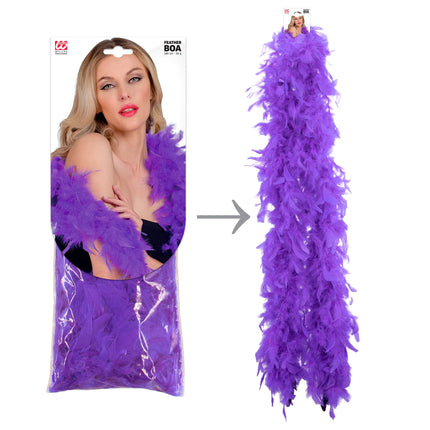 Lila Boa-Federn 1,8 m