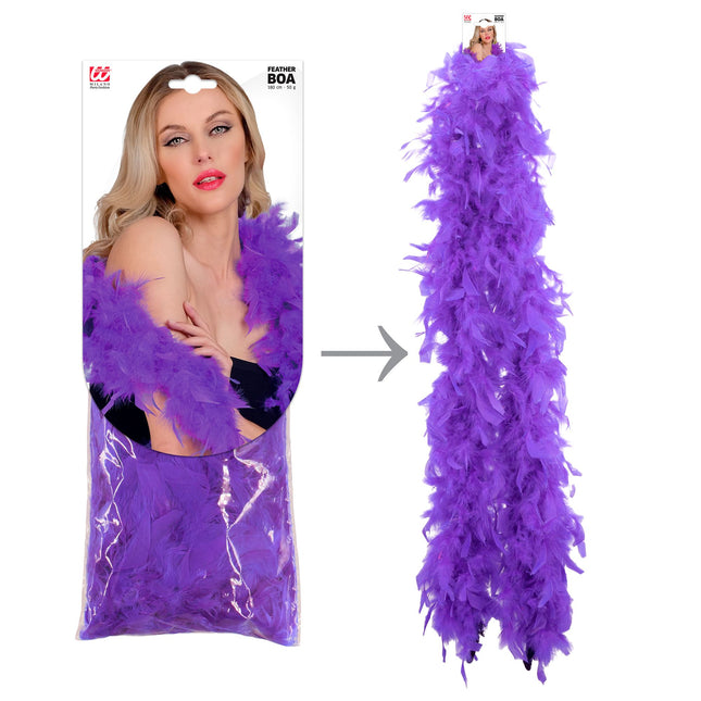 Lila Boa-Federn 1,8 m