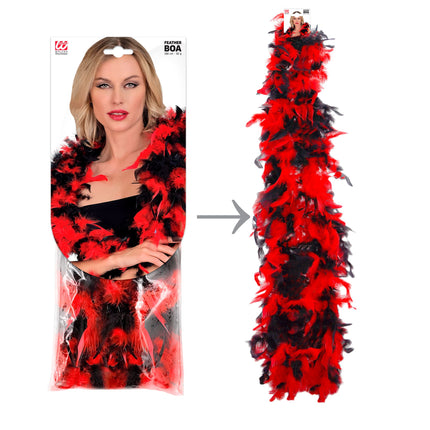 Rot-Schwarz Boa 1,8m