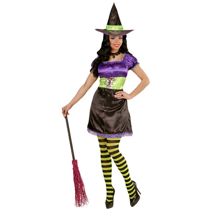 Halloween Kleid Hexe 2 Stück