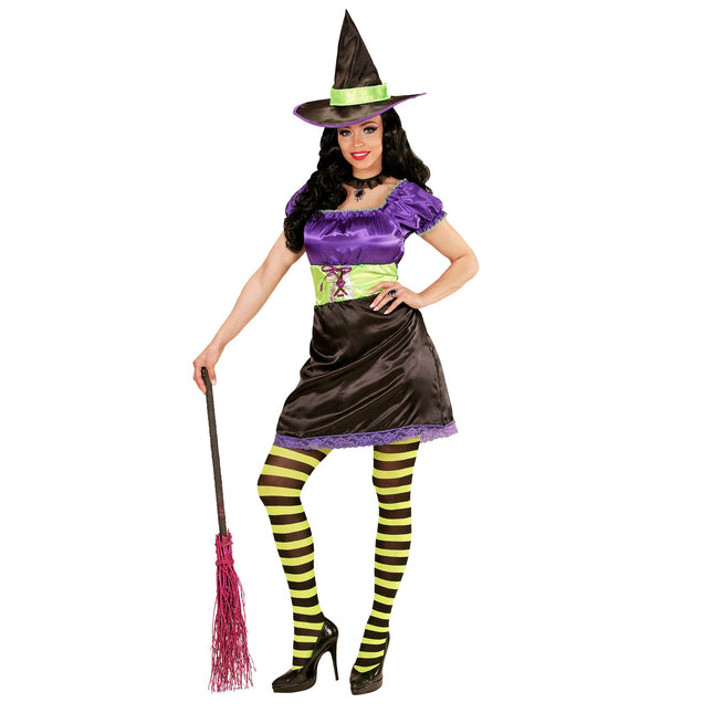 Halloween Kleid Hexe 2 Stück