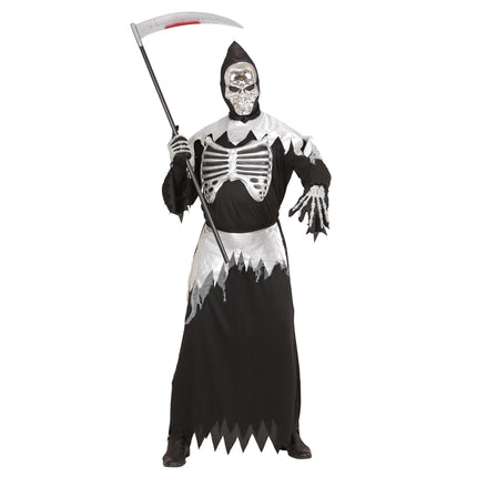 Halloween Kostüm Herren Skinny Reaper 3-teilig