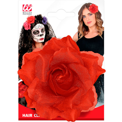Rote Haarblume