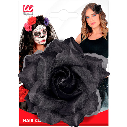 Schwarze Haarblume