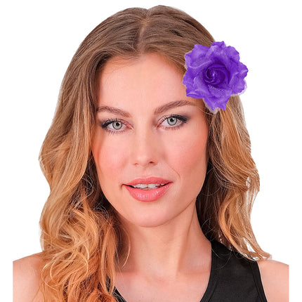 Lila Haarblume