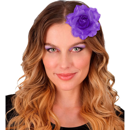 Lila Haarblume