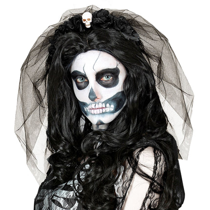 Halloween Haarband mit Schleier