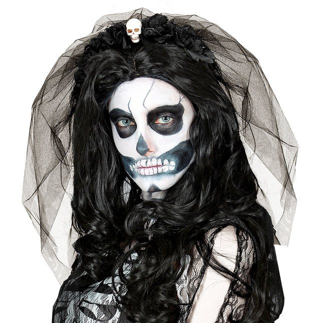Halloween Haarband mit Schleier