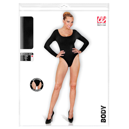 Schwarzer Body Anzug Damen