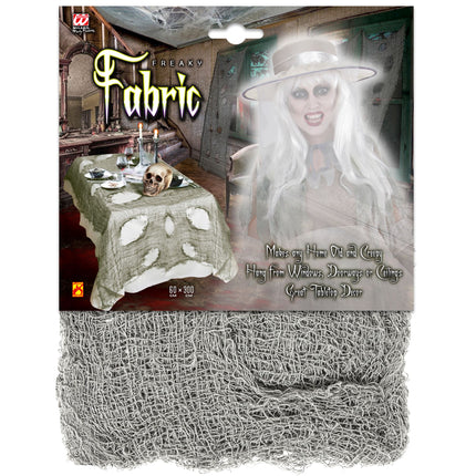 Halloween Tischtuch Grau 3m