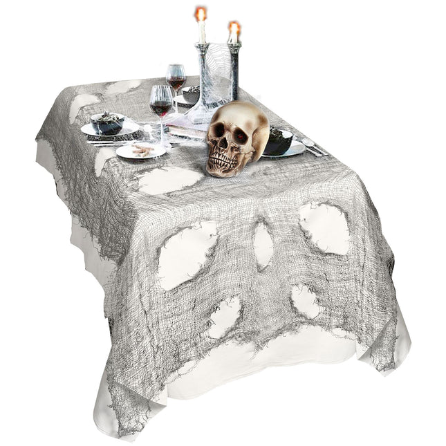 Halloween Tischtuch Grau 3m