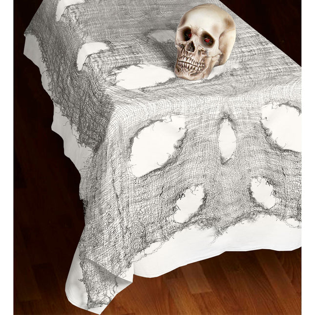 Halloween Tischtuch Grau 3m