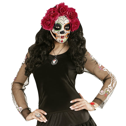 Dia De Los Muertos Maske Rosen