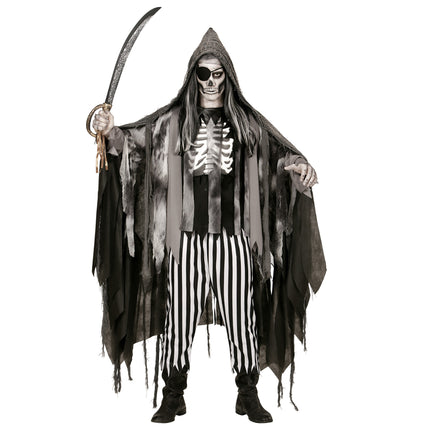 Halloween Puppe Zerrissenes Cape 2m