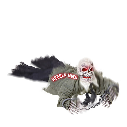 Halloween Puppe krabbelnd mit Sound