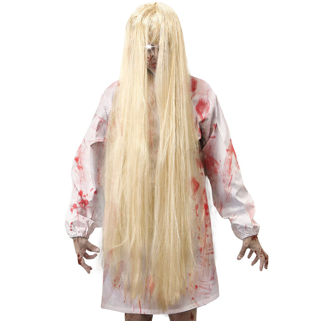 Halloween Perücke Blondes Gespenst 1m