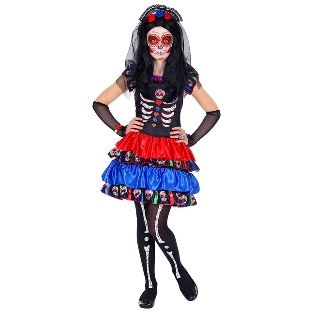 Dia De Los Muertos Kostüm Kind