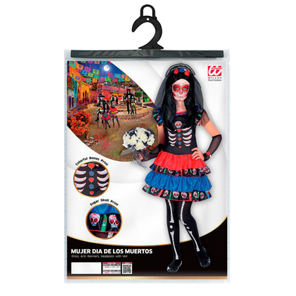 Dia De Los Muertos Kostüm Kind