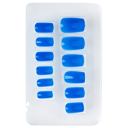 Blaue Fake-Nägel