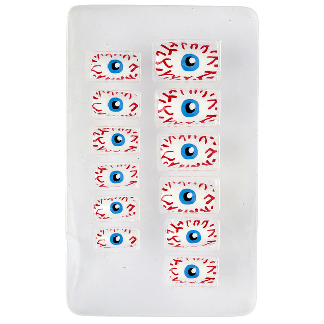 Halloween Falsche Nägel Augen