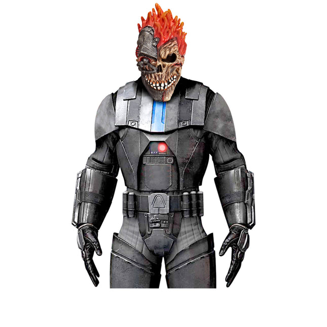 Halloween Maske Totenkopf Cyber