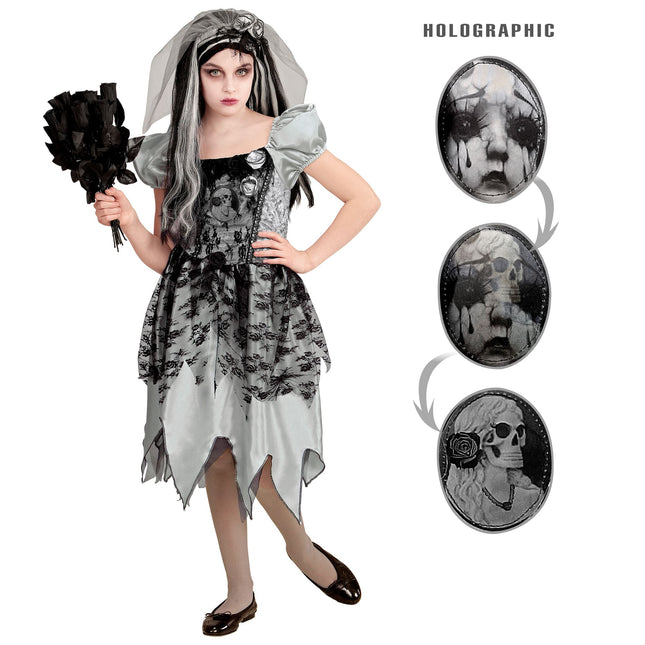 Halloween Kleid Mädchen Geisterbraut