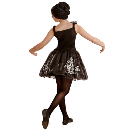 Halloween Kleid Mädchen Ballerina Totenkopf