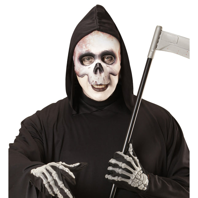 Weiße Maske Totenkopf
