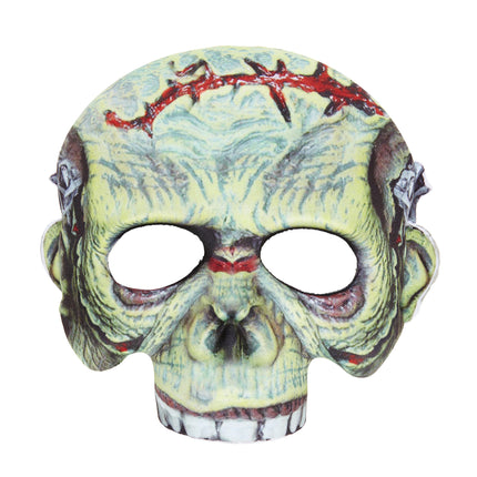 Halloween Maske Grünes Monster