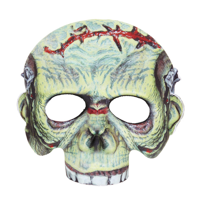 Halloween Maske Grünes Monster