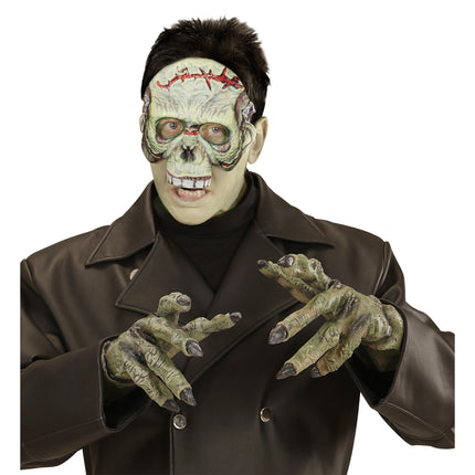Halloween Maske Grünes Monster